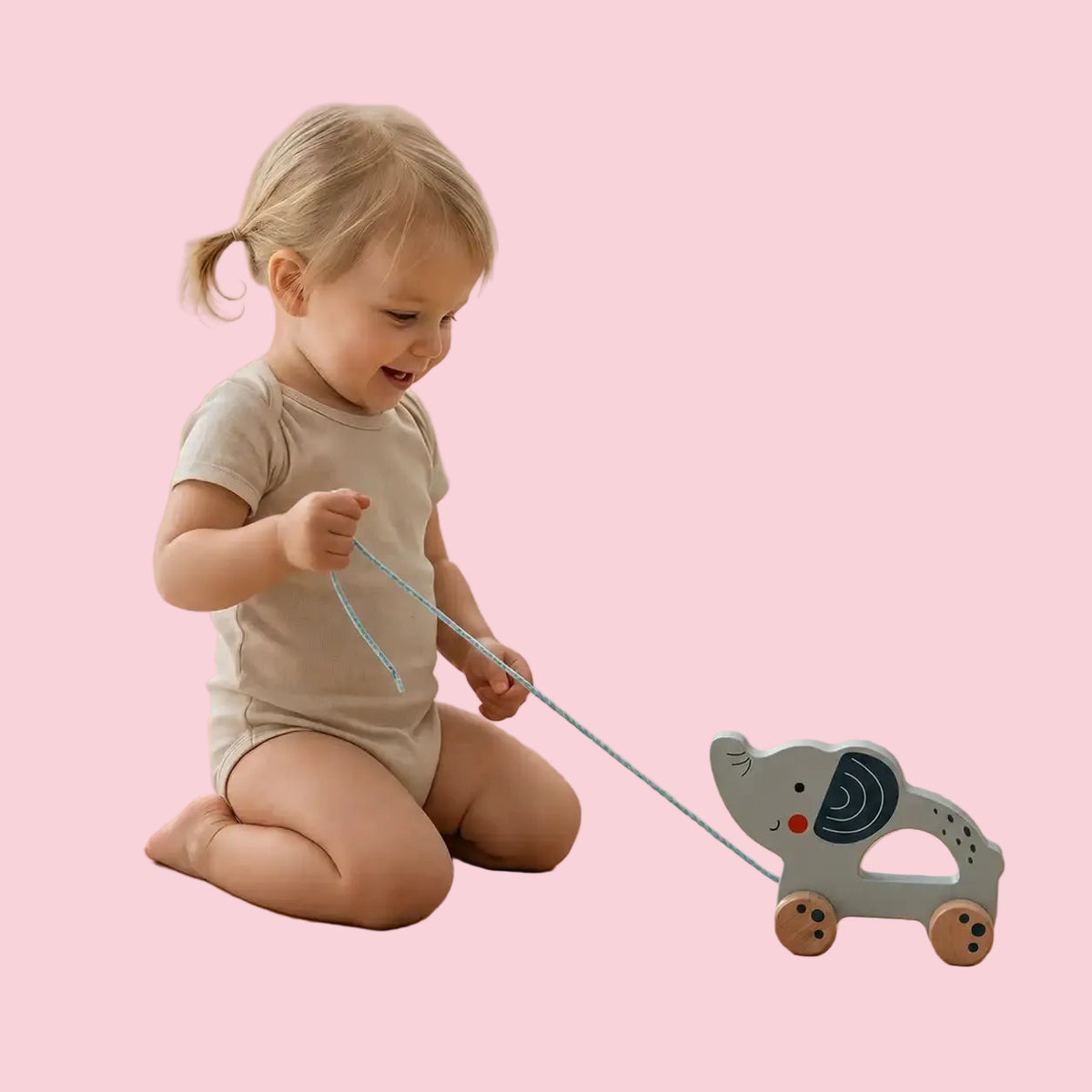 Pull Along Elephant, 1-2y