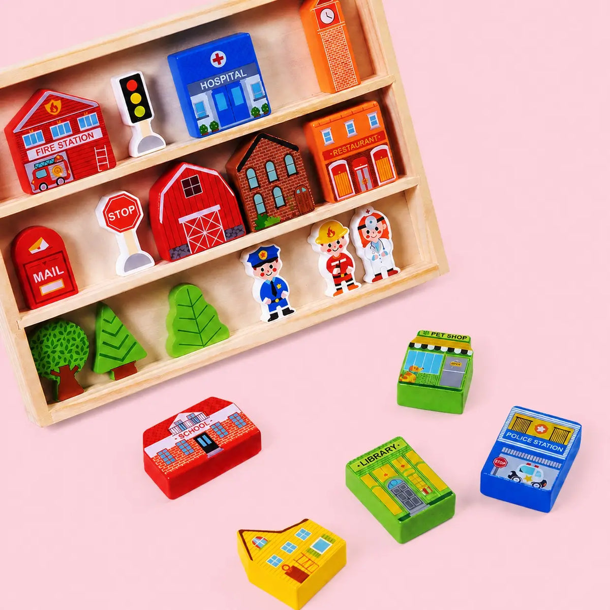 Town Play Set, 2-3y