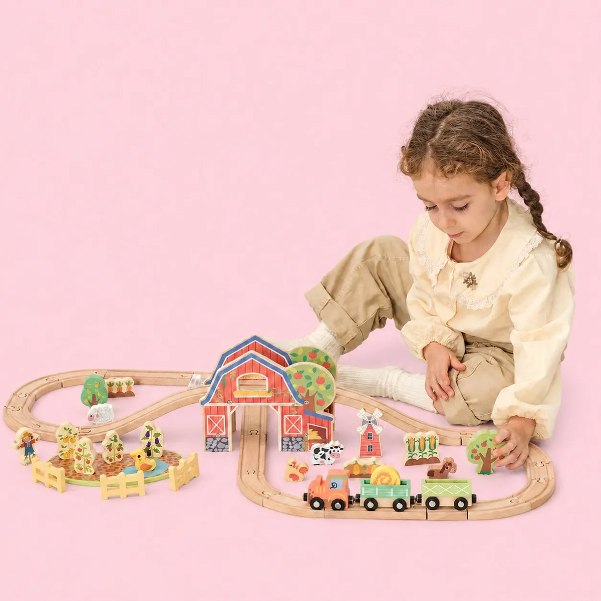 Farm Train Set, 2-3y
