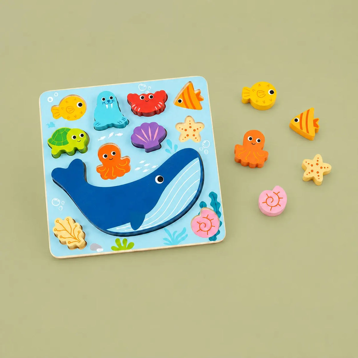 2 in 1 Balance Puzzle, Ocean, 2-3y
