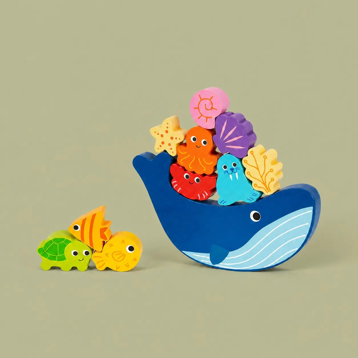 2 in 1 Balance Puzzle, Ocean, 2-3y