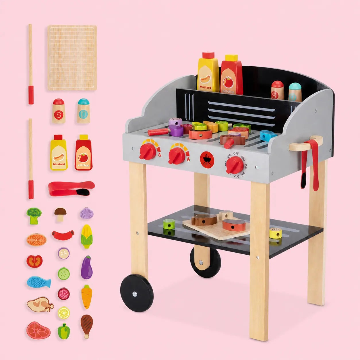 BBQ Grill Playset, 3-7y