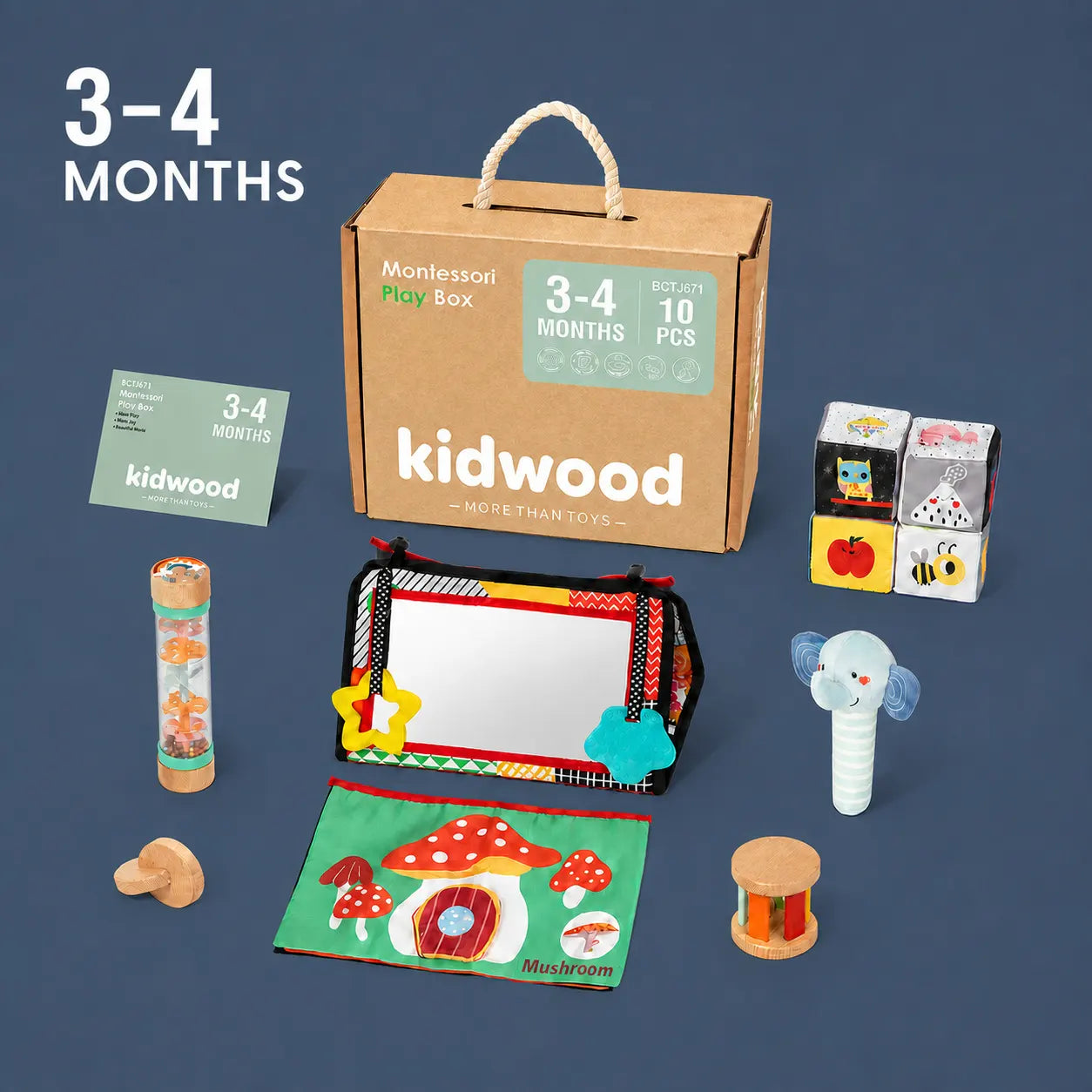 Montessori Play Box, 3-4m