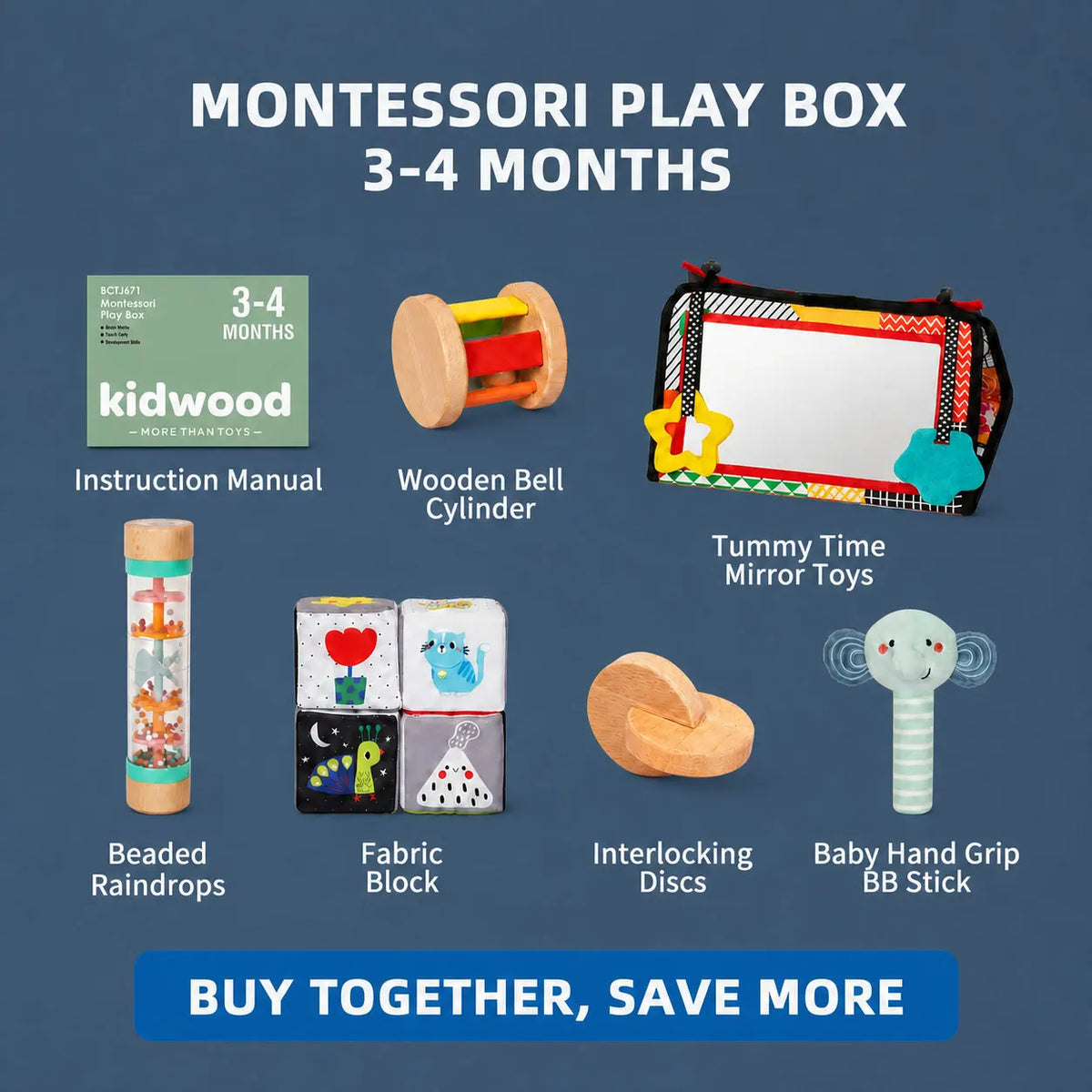 Montessori Play Box, 3-4m