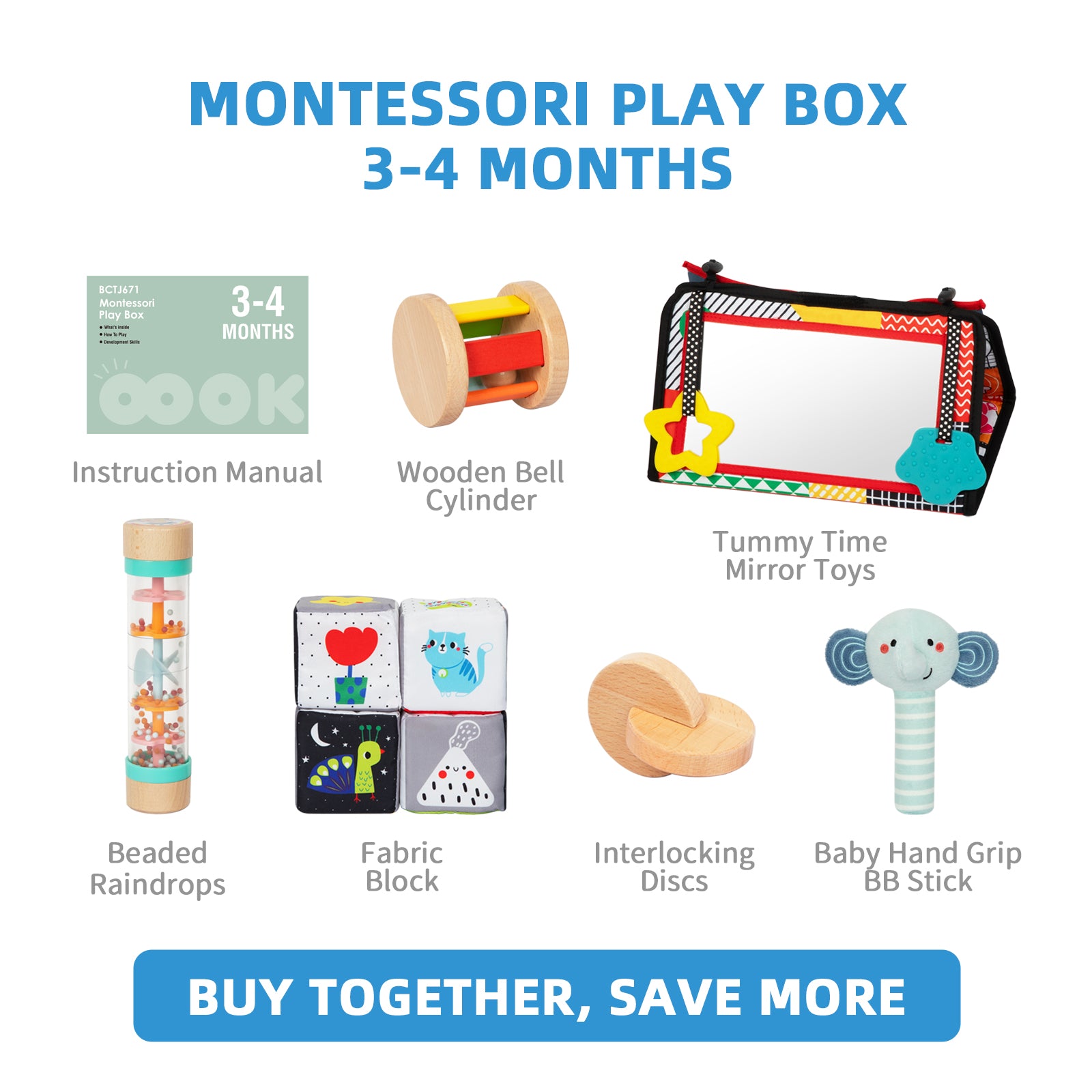 Montessori Play Box 2-4 months