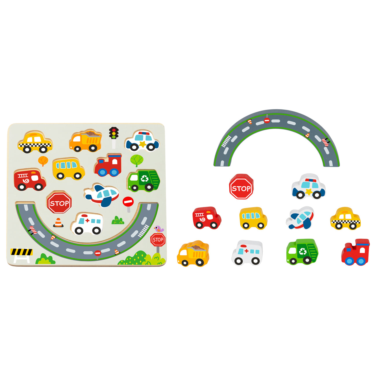 2 in 1 Balance Puzzle, Transportation
