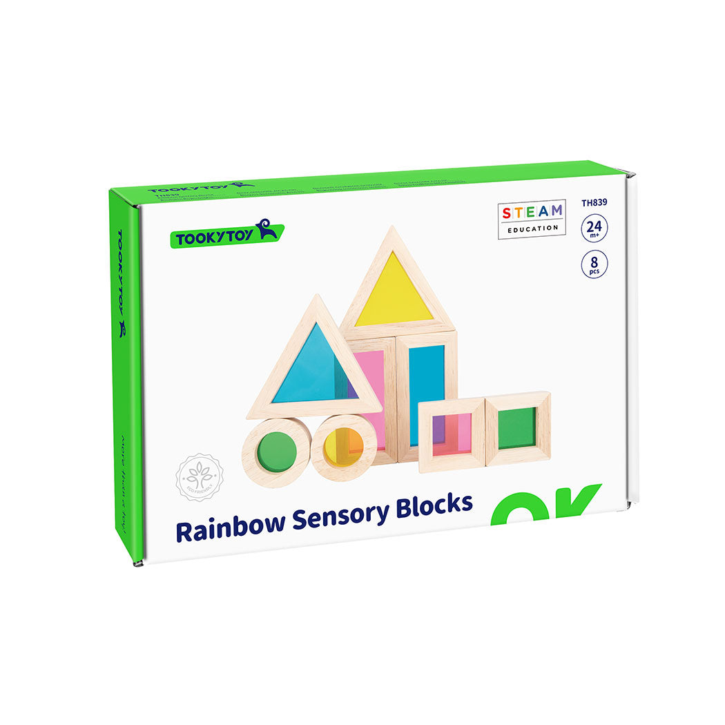 Rainbow Sensory Blocks