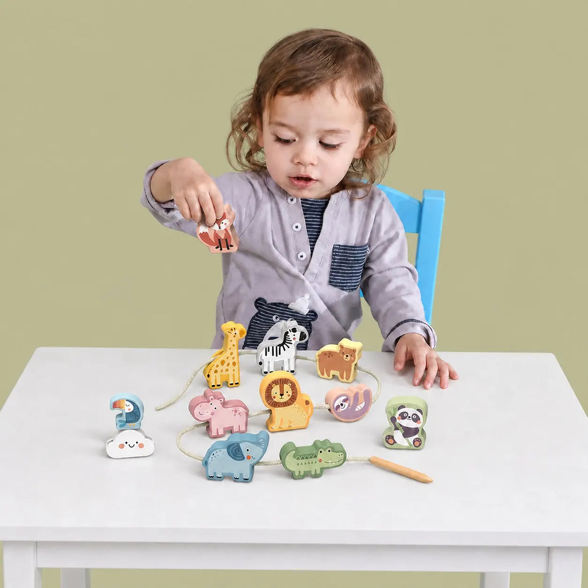 Lacing Animals, 2-3y