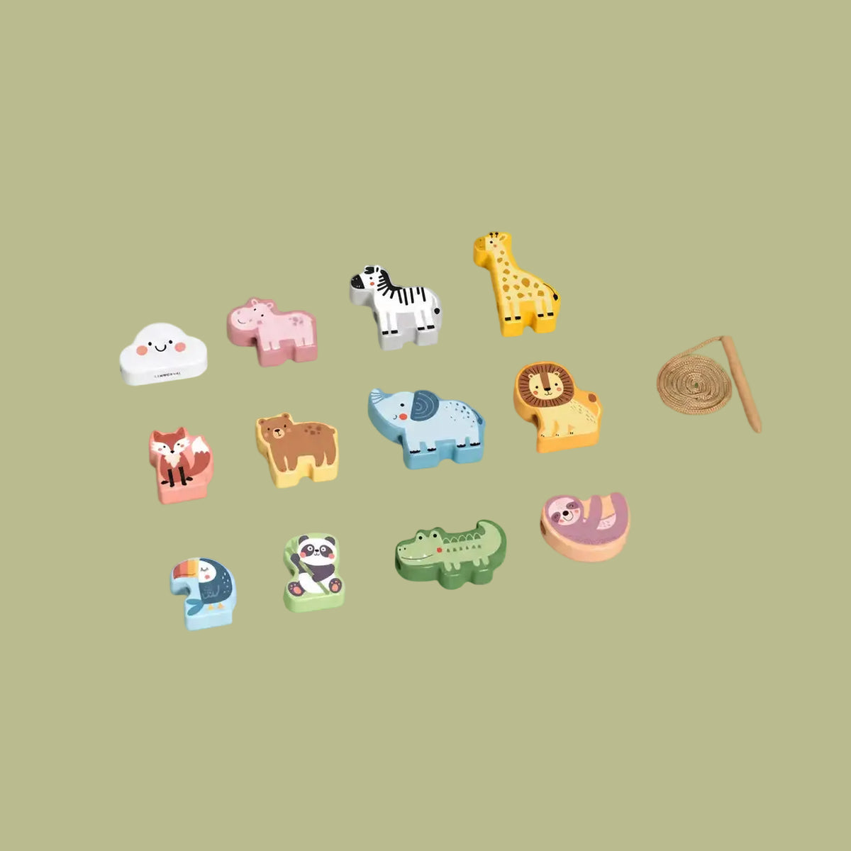 Lacing Animals, 2-3y