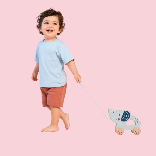 Pull Along Elephant, 1-2y