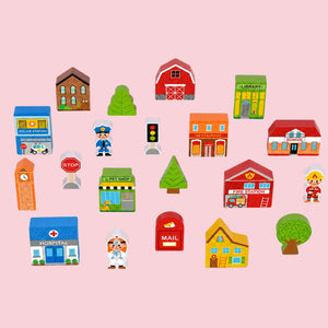 Town Play Set, 2-3y