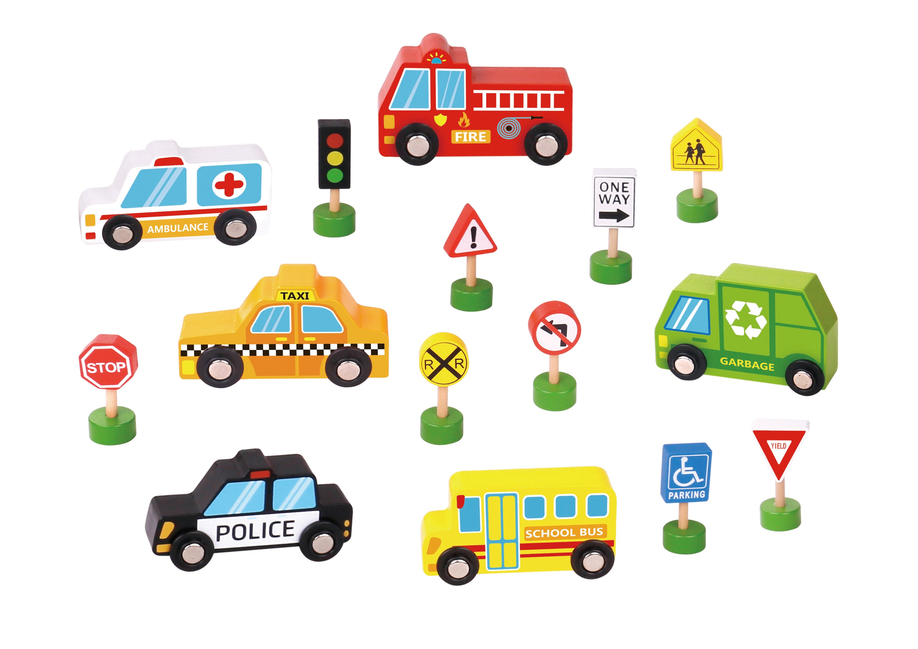 Transportation & Street Sign Set