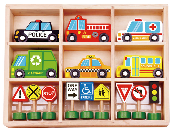 Transportation & Street Sign Set