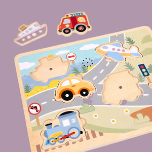 Sound Puzzle, Vehicles, 2-3y
