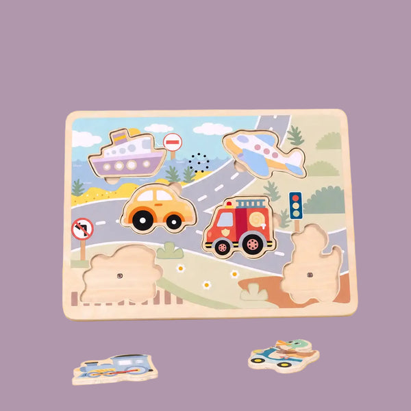 Sound Puzzle, Vehicles, 2-3y