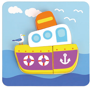 6 in 1 Mini Transportation Puzzle