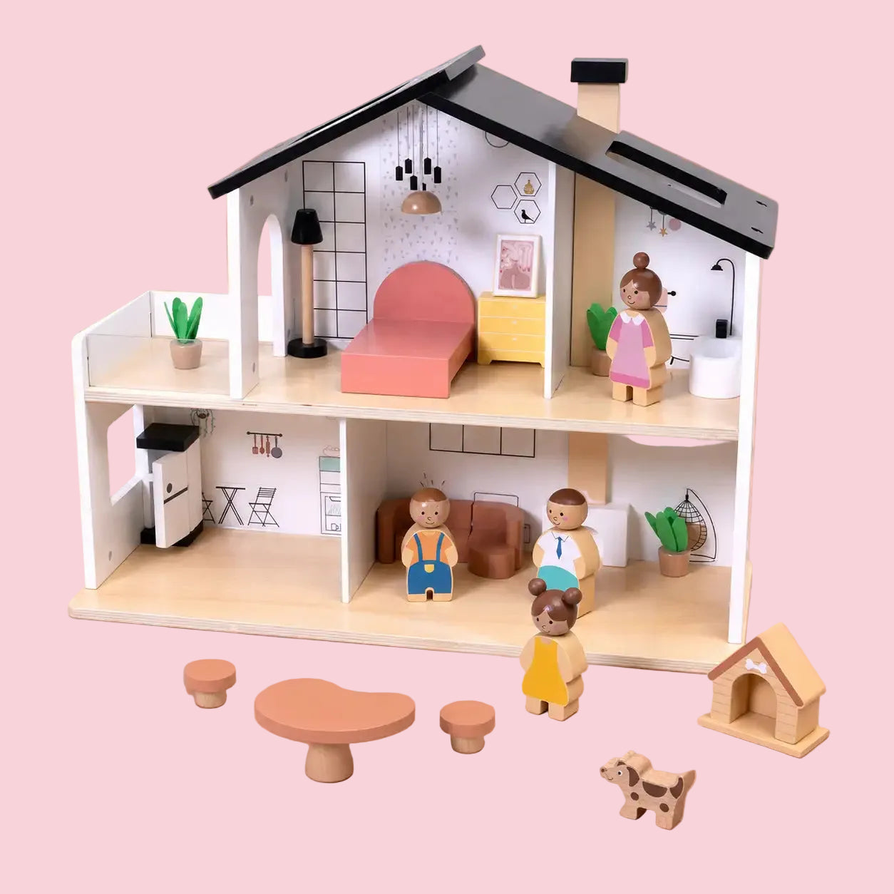Dollhouse Sticker Set, 3-5y