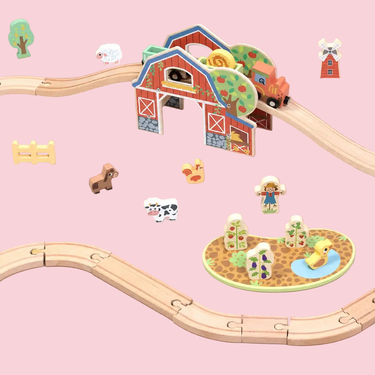 Farm Train Set, 2-3y