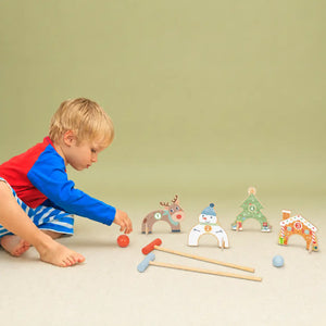 Christmas Croquet Set, 3-7y