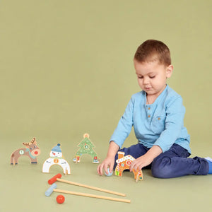 Christmas Croquet Set, 3-7y